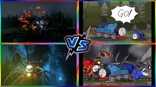Mutant Train Monster🆚Friendly Engine🆚Dark Rail Beast—Epic Tiles Hop Showdown💥🚂Tiles Hop Edm Song#111