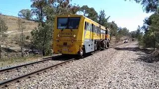 LINMAG SF02 W-FS Truck Rail Milling at Diwana NSW. 21st Jan 2020