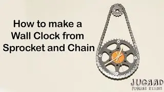 How to make a Wall Clock from Sprocket and Chain
