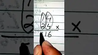 Multiplication 14❌24 #multiplication #maths #shorts #multiplicationtricks