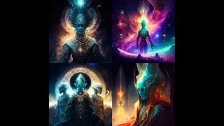 Alien Deities: Interstellar Encounters with the Divine #fiction  #AI #aigenerated #story