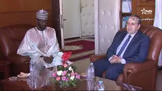 زيارة الشيخ طاهر عثمان بوشي، الخليفة العام للطريقة التيجانية بنيجيريا الفرع النياسي للمملكة المغربية
