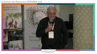 Rencontres APOGÉES : Ouverture par Jean-Baptise Oudin, Directeur Général du Réseau APOGÉES.