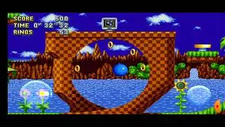 sonic mania Android gameplay green hill