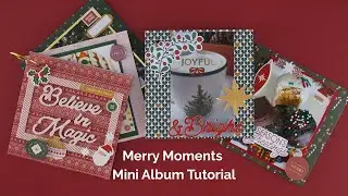Create a Christmas Mini Album with the Merry Moments Mega Kit | Easy DIY Gift Idea!