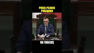 POSEŁ PILNUJE PORZĄDKU 🫡