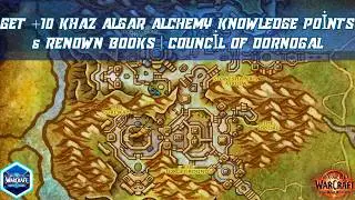 Get +10 Khaz Algar Alchemy Knowledge Points & Renown Books | Council of Dornogal