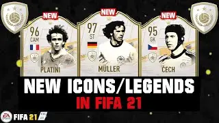 FIFA 21 | NEW ICONS IN FIFA 21! 😳🔥| FT. GERD M&Uuml;LLER, PLATINI, CASILLAS... etc
