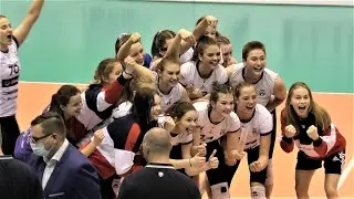Energa MKS SMS Kalisz vs UKS Atena Warszawa; Finał MP Juniorek  Olecko 2021 - mecz półfinałowy