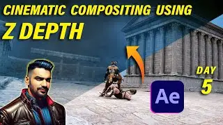 Make your 3d scene dramatic using Z Depth pass in  After effects  | 75 Hard | Day 05
