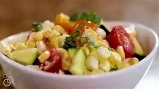 Fresh Corn, Zucchini and Tomato Salad Recipe