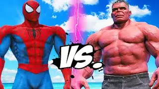 SPIDER-MAN VS RED HULK - EPIC BATTLE