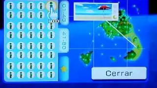 Wii sport resort vuelo turismo: puntos de interes y recompensas