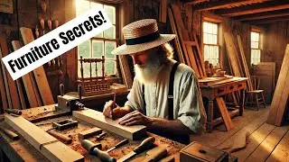 How Amish Build Their Own Furniture Without Fancy Equipment