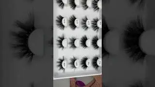 Full Volume Fluffy 3D Mink False Eyelashes Real Mink Lashes Fluffy Long