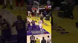Clutch defensive play by Lebron blocking sengun with seconds left on the clock 🚫 #nba