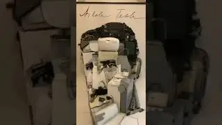 Nikola Tesla anamorphisis at the illusion art museum 🖼️ in prague #shorts #17