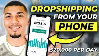 How To Start Dropshipping From Your PHONE & GET SALES!