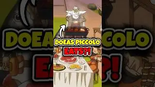 Can Piccolo or Other Namekians Actually Eat in Dragon Ball? #dragonball #shorts