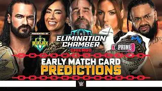 WWE Elimination Chamber 2026 - Match Card Predictions after ROYAL RUMBLE