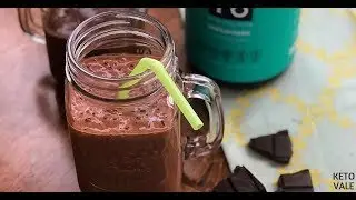 Perfect Keto Collagen Avocado Chocolate Low Carb Smoothie Recipe
