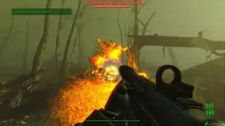 Fallout 4 Explosive Shotgun vs Legendary Deathclaw