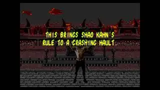 Sega Genesis Mortal Kombat II Unlimited - Jax Ending