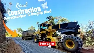 Manipur: DAY-2 CTB Road Churachandpur To Henglep Road Project Update || Road Project Manipur 