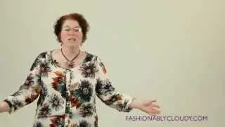 Fashion Review of the Floral Scoopneck Blouse from Land's End via Gwynnie Bee
