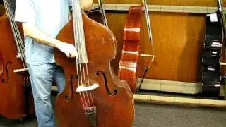 02-13-09 D Shoot 1960 German Laminate Spirocores FMI Bass Playing Jazz German Bass