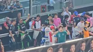 Formula 1 drivers  on a ride #f1circuit #abudhabigp #norris #champions  #hamilton #cars 
