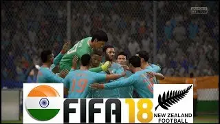 India vs New Zealand | International Friendly | FIFA 18 Gameplay I PC 1080p HD