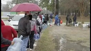 Weather Events 2021 - Water crisis after winter storm (USA) - BBC News - 20th February 2021