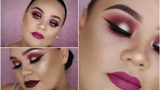 Burgundy Spotlight Eyes Ft. Anastasia Beverly Hills | Makeup Tutorial