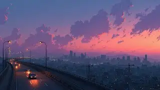 Аниме Огни Города, Спокойная Лоуфай Музыка для Учебы и Фокуса ~ Токийский Лоуфай Бит