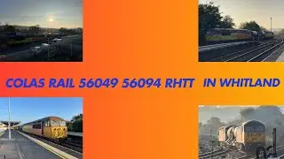 Colas Rail 56049 56094 RHTT Arriving And Departing Whitland 12/10/2025 