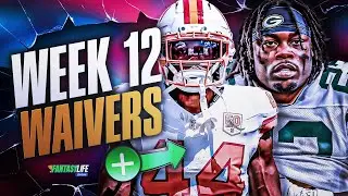 Week 12 Waiver Wire Targets for Fantasy Football