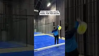When you love the sound of padel😍! #shorts