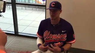 Seth Beer discusses first hit, win for Clemson baseball