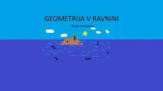 Ravninska geometrija - vi&scaron;ina trikotnika