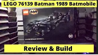Lego 76139 Batman 1989 Batmobile Review & Build