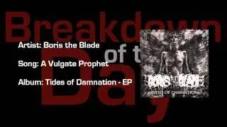 Breakdown of the Day- November 7, 2011 :: Boris the Blade