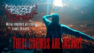 Metal Crushes All Tour first 10 days recap! Amon Amarth Cannibal Corpse Obituary Frozen Soul