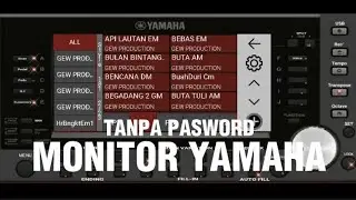 SKIN MONITOR YAMAHA GRATIS TANPA PASWORD || LAYAR 8/5 Inc