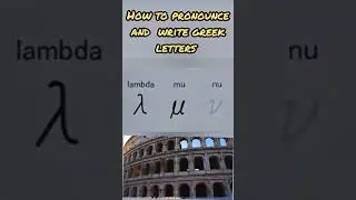 pronouncing all greek letters