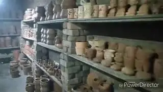 A VISIT TO MANJUNATH ART POTTERY. FUN WATCHING!