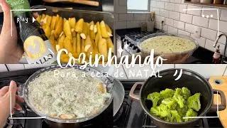 COZINHANDO PARA A CEIA DE NATAL 