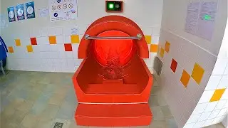 Red Tube Water Slide at Aquadrom Ruda Śląska