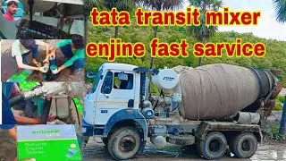 Tata Signa Transit Mixer Miller Back Enjine Full Sarvice