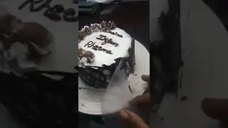 Chocolate Cake with Chocolate Lace Design